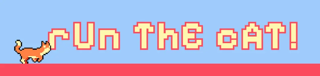 Run The Cat Banner