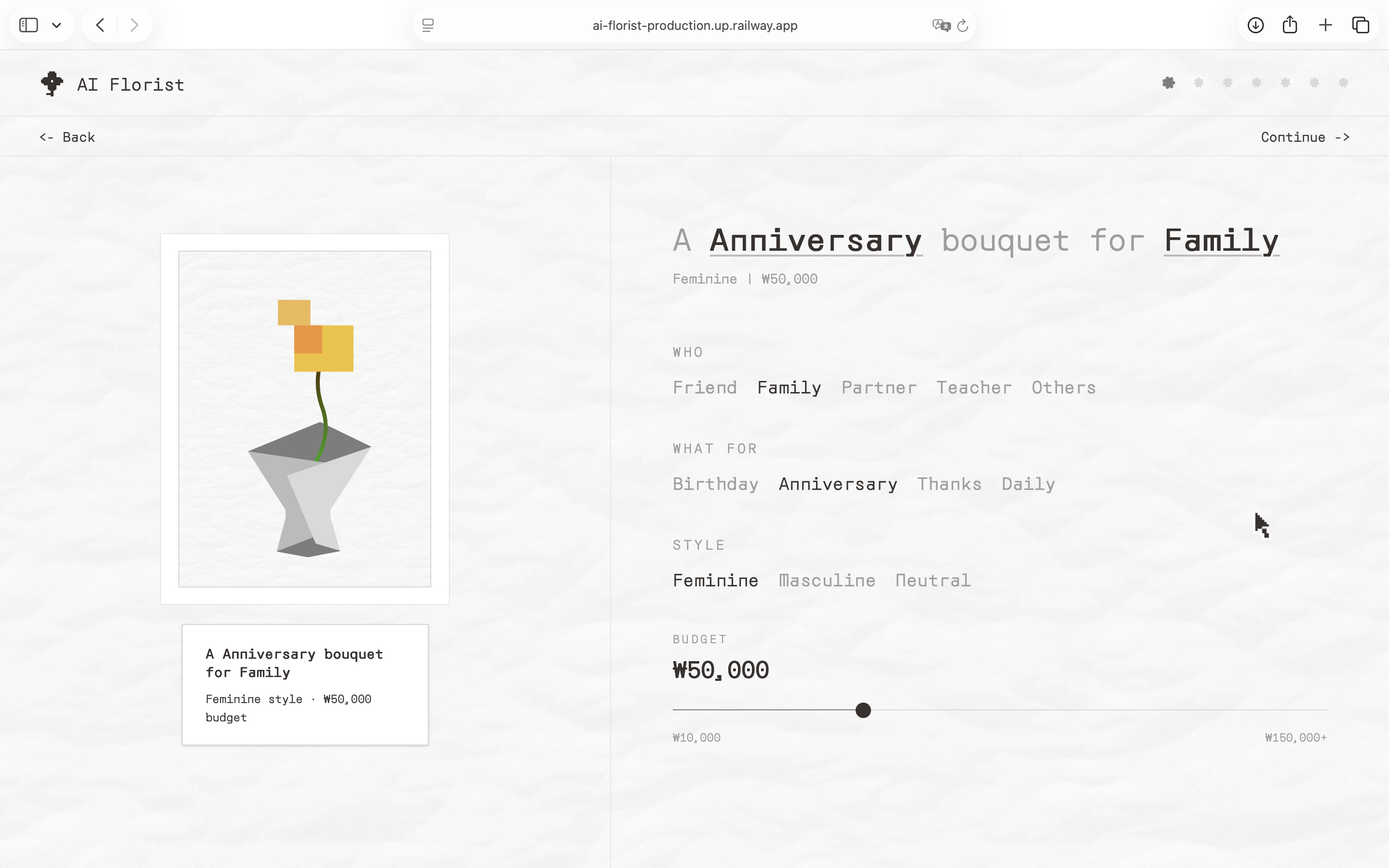 Create page